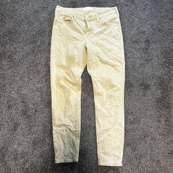 Dear John Denim - Dear John Jeans Women 29 Tan Excellent Mid Rise Slim Fit Tapered Denim